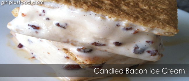 Candied Bacon Ice Cream!