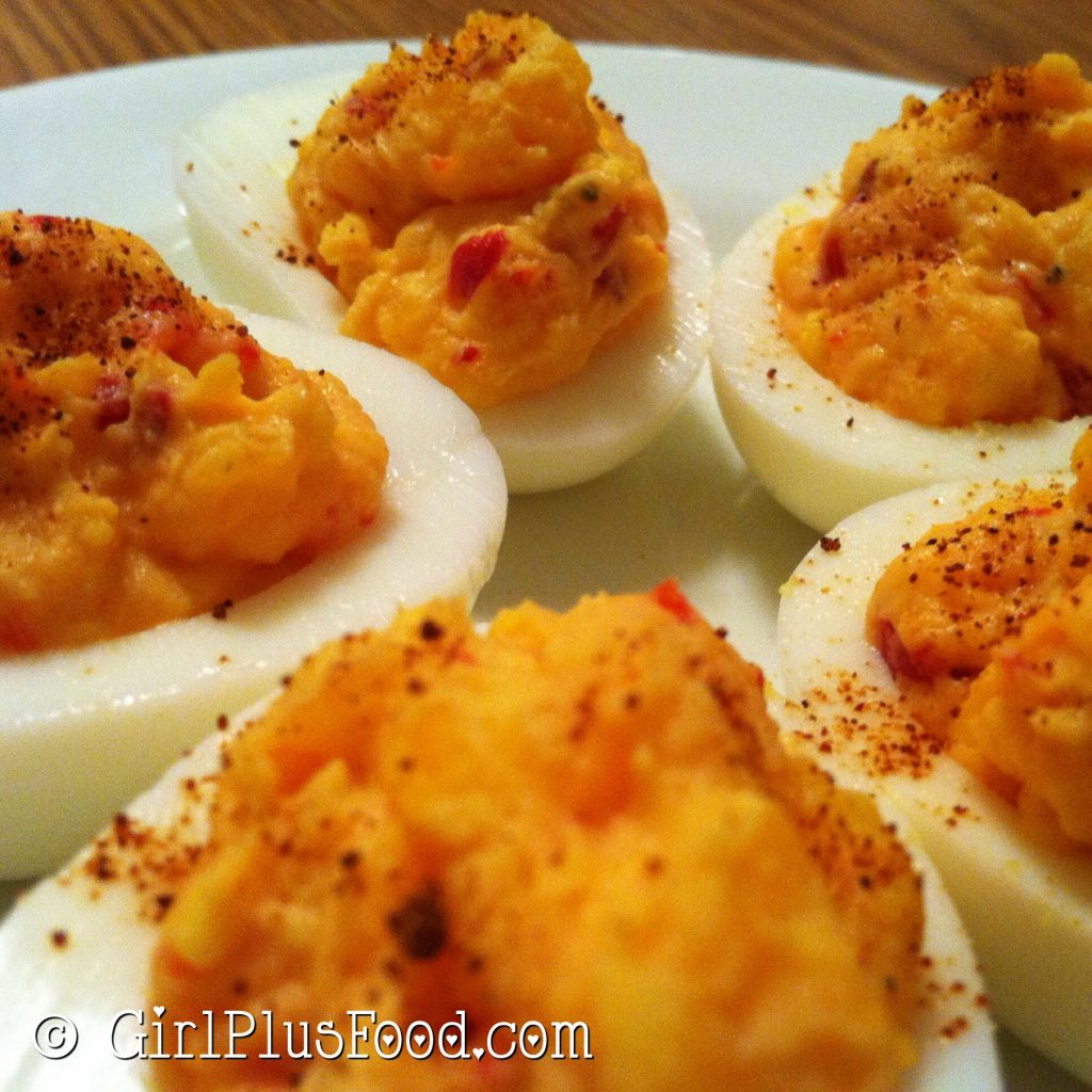 sriracha deviled eggs