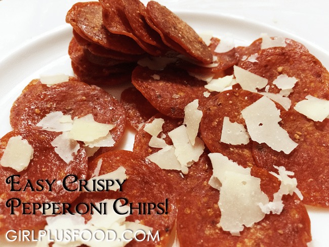 crispy pepperoni chips