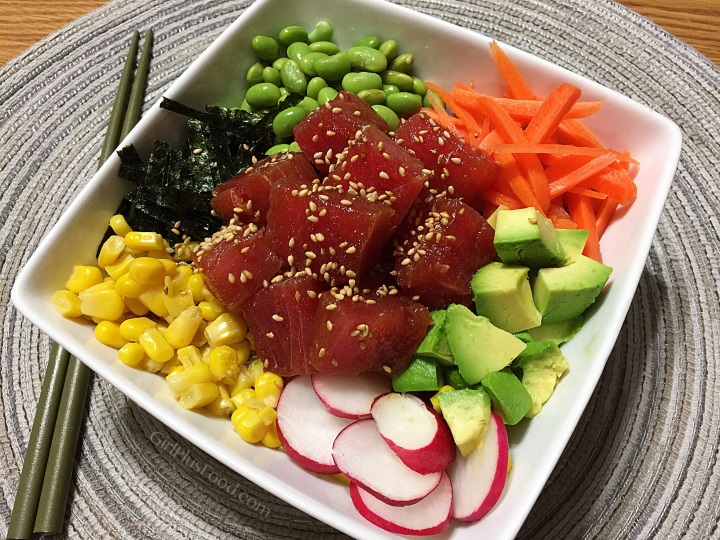 ahi tuna poke bowl